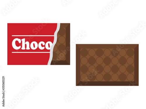 チョコレートのイラスト
