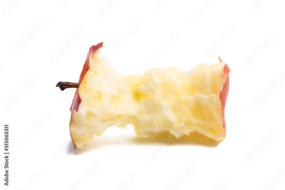 apple core isolated apple core isolated