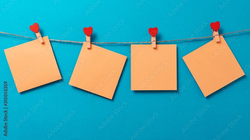 Unique notes paper background. Valentine's Day concept. Unique notes paper background. Valentine's Day concept.