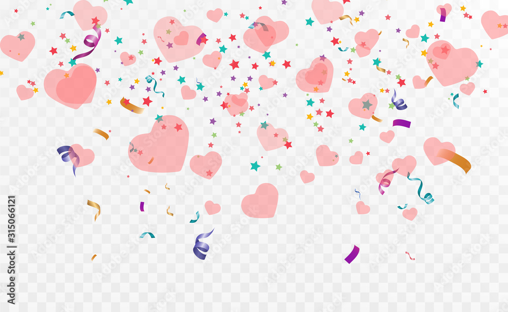 Happy Valentine's Day vector illustration on a beautiful background with beautiful hearts. Happy Valentine's Day vector illustration on a beautiful background with beautiful hearts.