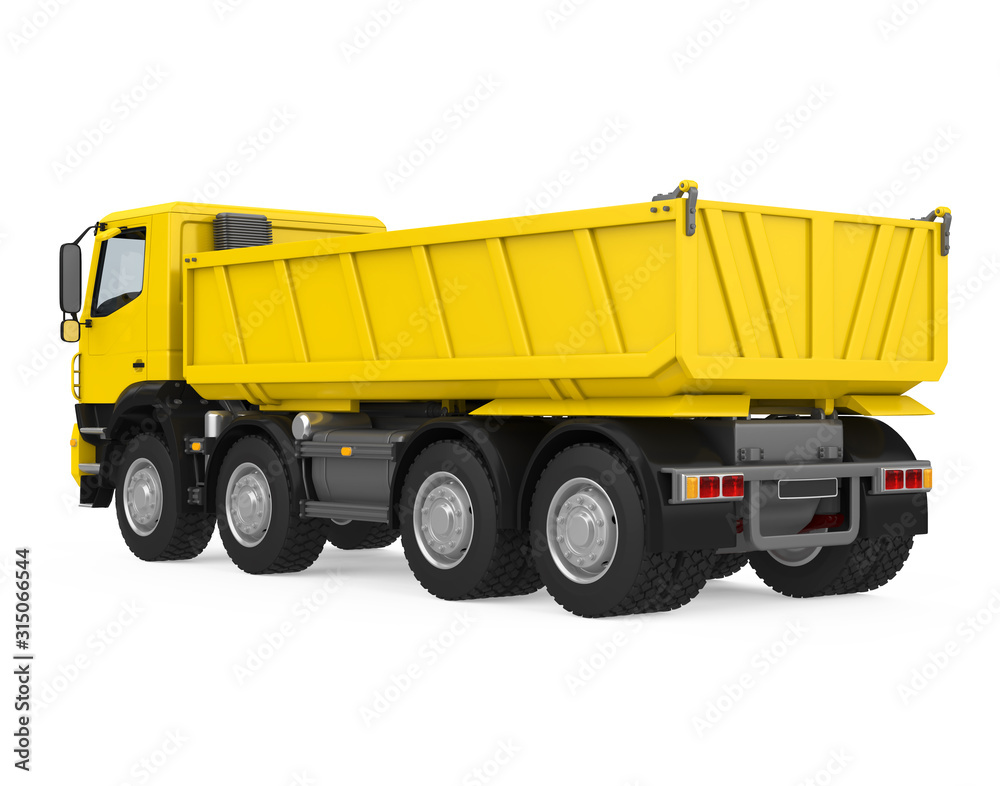 Tipper Dump Truck Isolated Tipper Dump Truck Isolated