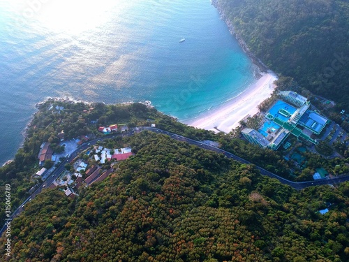 Aerial Panoramic Views of Phuket Thailand 