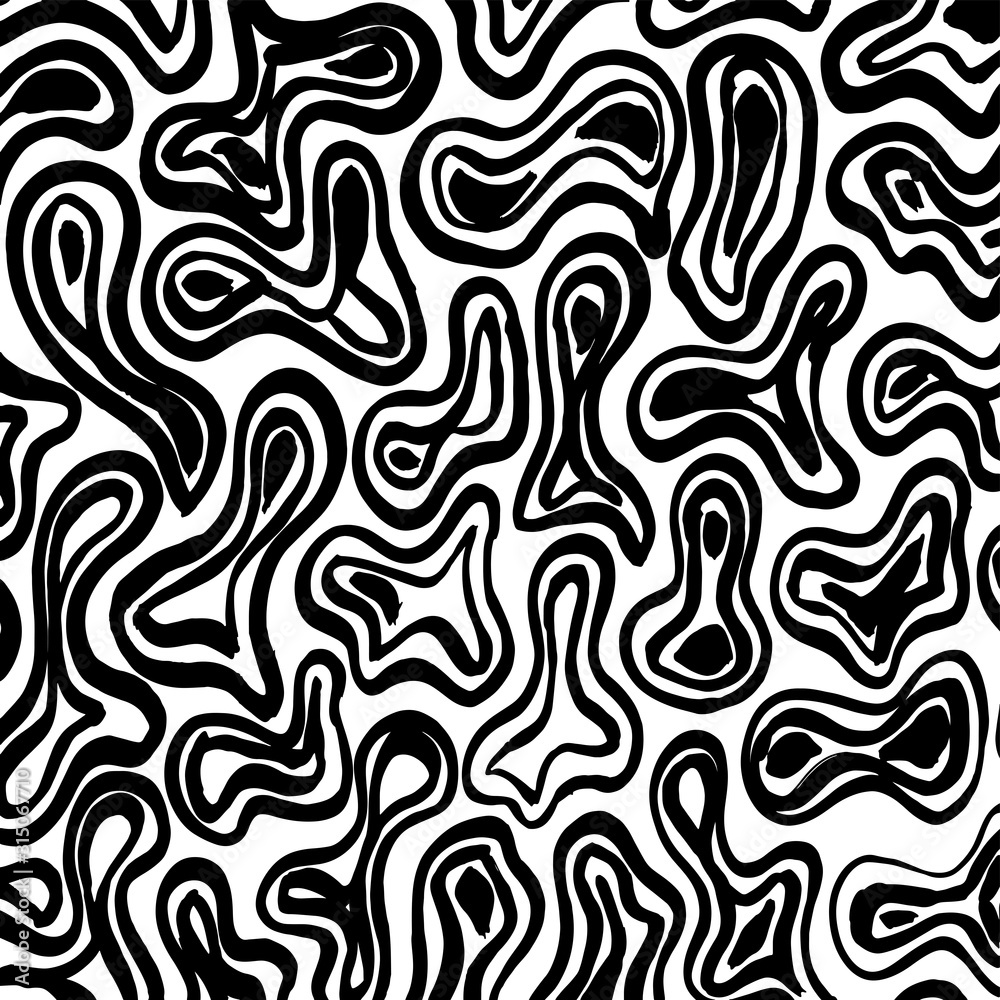 Vector. Grunge texture. Background brush pattern.