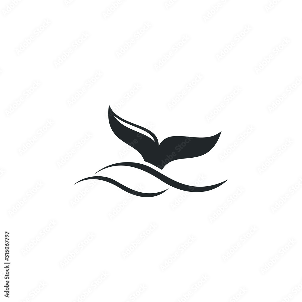 whale tail template color editable. whale tail symbol vector sign isolated on white background illustration for graphic and web design. whale tail template color editable. whale tail symbol vector sign isolated on white background illustration for graphic and web design.