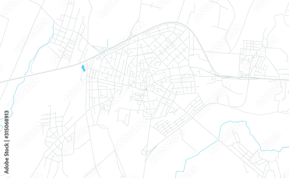 Vagharshapat, Armenia bright vector map Vagharshapat, Armenia bright vector map