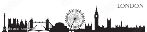 London Skyline silhouette 10