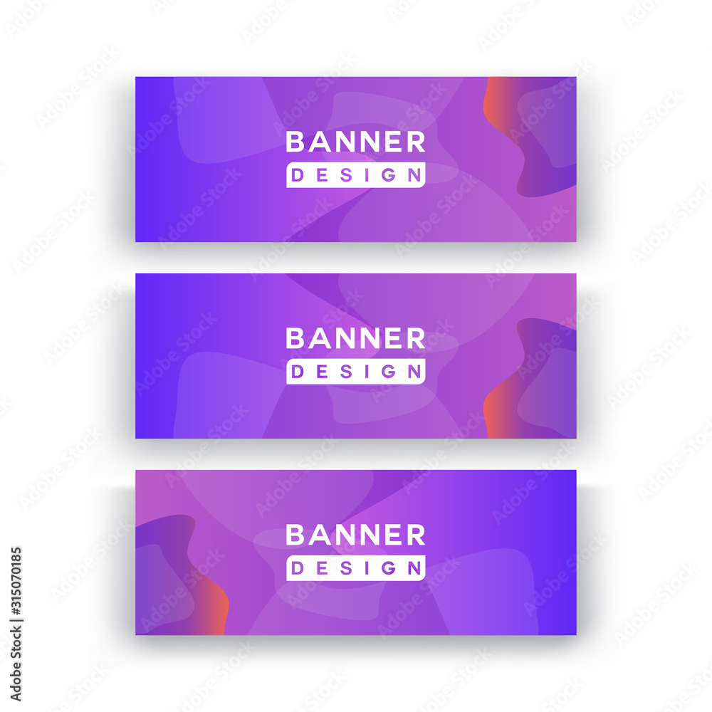 Naklejka premium sale banner design with full color