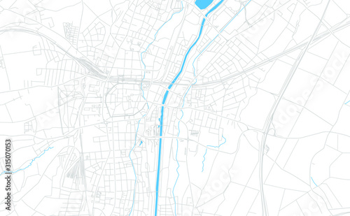 Sankt Polten, Austria bright vector map