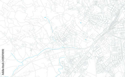 Leonding, Austria bright vector map