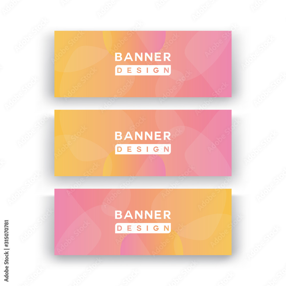 sale banner design with full color