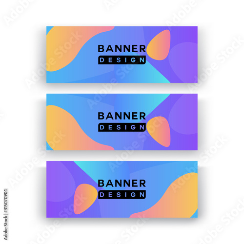sale banner design with full color