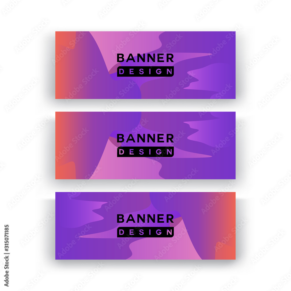 Fototapeta premium projekt banera sprzedaży w pełnym kolorze