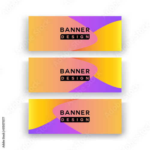 sale banner design with full color