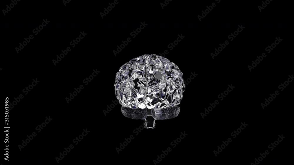 AI Artificial intelligence digital brain bid data deep learning computer machine - render. Human brain made of glass. Artificial intelligence, a digital imprint of consciousness after death AI Artificial intelligence digital brain bid data deep learning computer machine - render. Human brain made of glass. Artificial intelligence, a digital imprint of consciousness after death