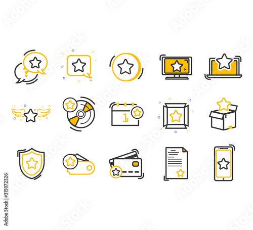 Loyalty line icons.