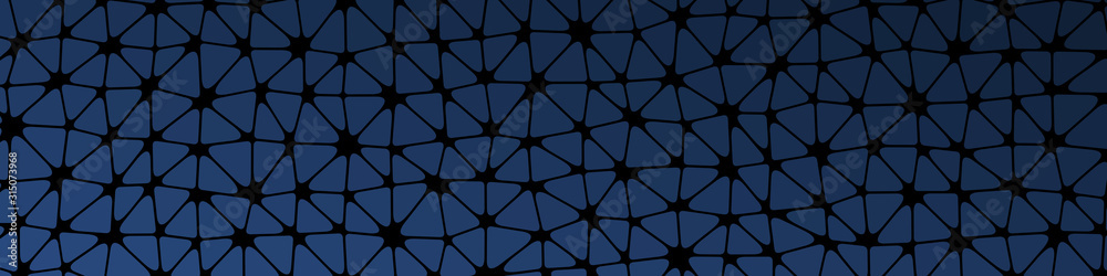 Naklejka premium Abstract Low Polygon gradient Generative Art background illustration