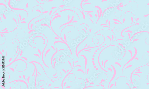 Seamless floral pattern. flower ornament texture background.Decorative seamless floral wallpaper,repeating pattern