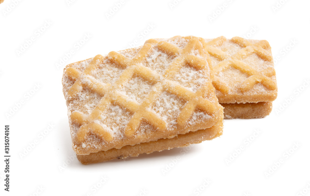 cookies with jam Isolated cookies with jam Isolated