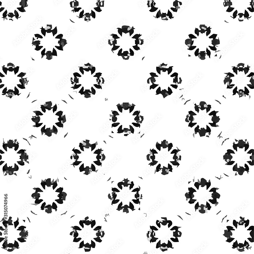 Seamless pattern in ornamental style. Geometric desing texture for gift.