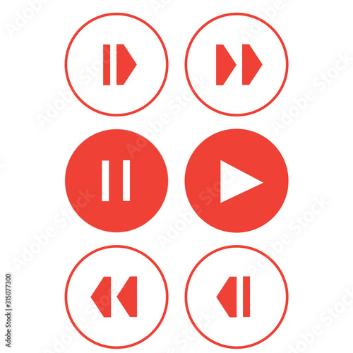 Free Download Play vector icon. Media player sign - GFXLoad