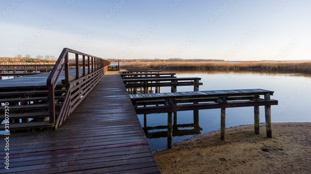 Plaża Bondary nad Zalewem Siemianówka , Podlasie, Polska