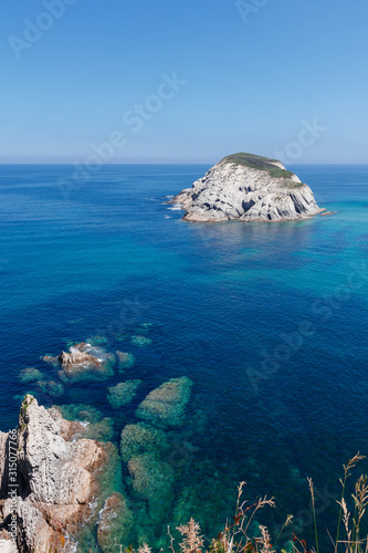 landscape in the coast in the north of spain photo