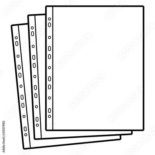 a4 punched pockets