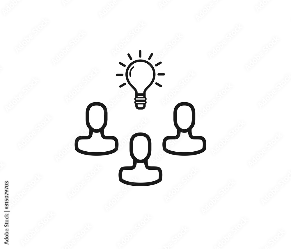 Talent or brilliant people icon vector Talent or brilliant people icon vector