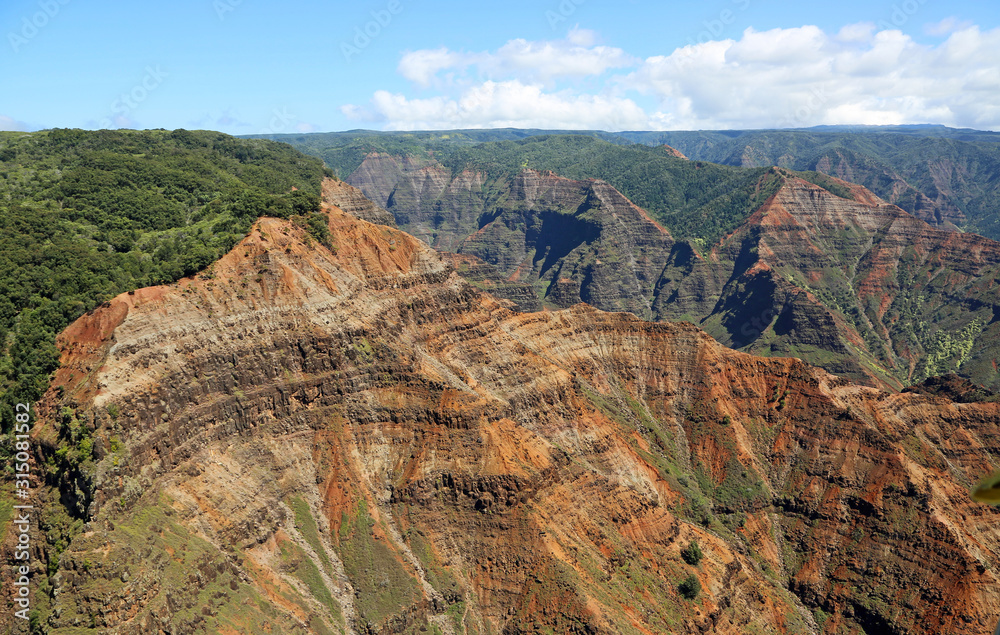 Cliffs of Waimea Canyon - Kauai