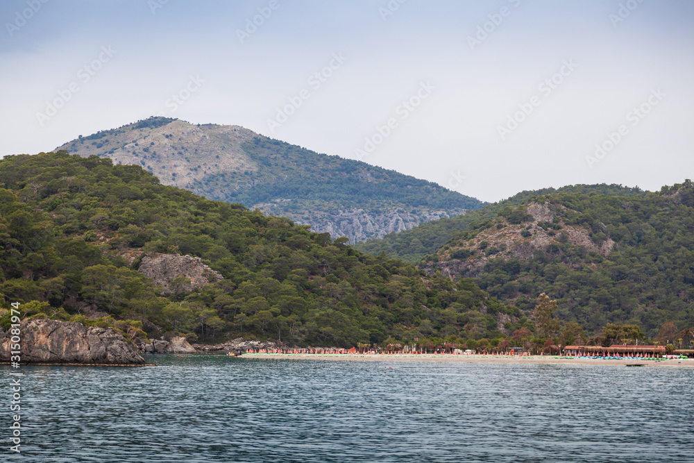 Sea and mountains in Turkey