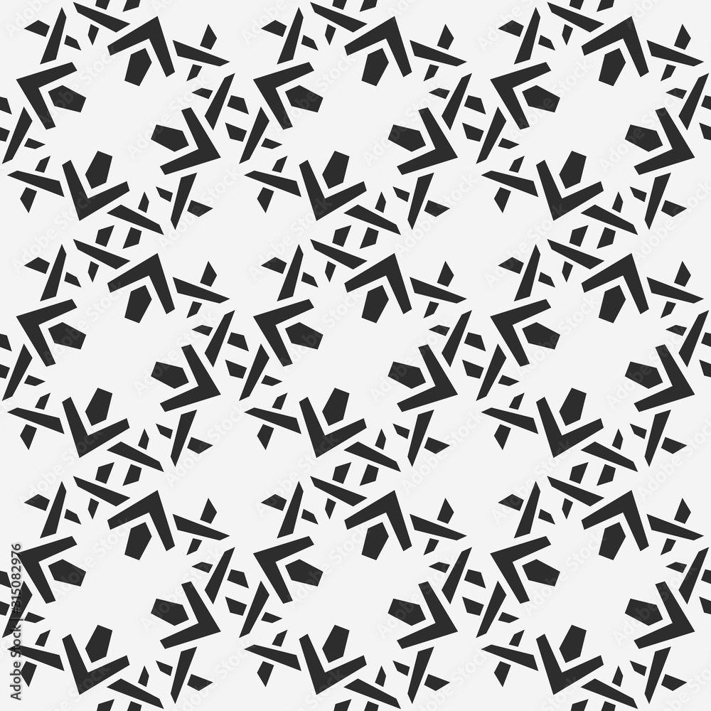 Geometric style seamless vector pattern. Geometrical symmetrical background. Geometric style seamless vector pattern. Geometrical symmetrical background.