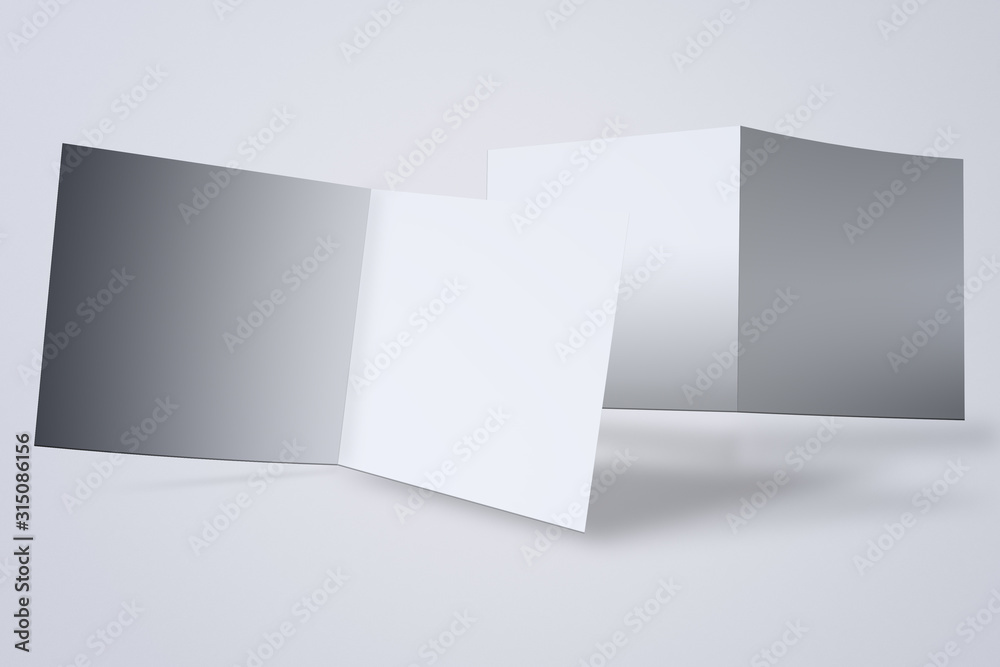 Fototapeta premium DieCut Bi-Fold Card