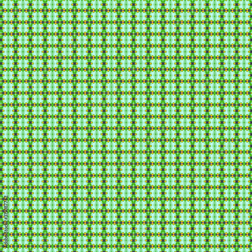 Green black seamless pattern of green squares