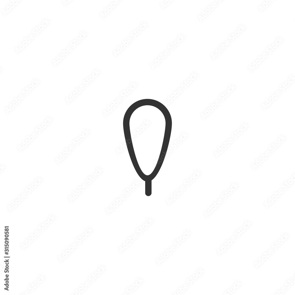 Fototapeta premium Location icon. Map pin symbol. Logo design element