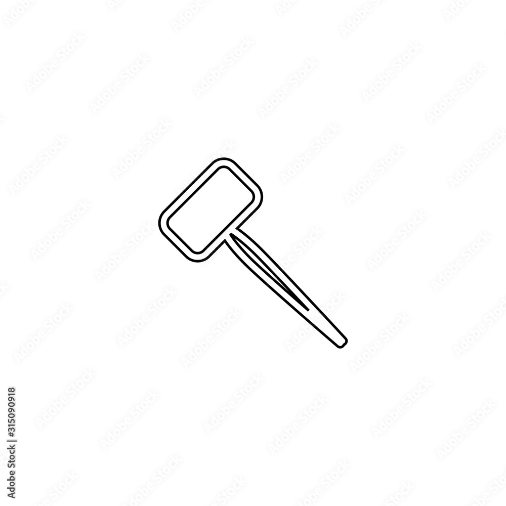 Hammer icon. Repair equipment symbol. Viking battle sign. Logo design element Hammer icon. Repair equipment symbol. Viking battle sign. Logo design element