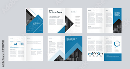 layout template for company profile ,annual report , brochures, flyers, leaflet, magazine,book with cover page design