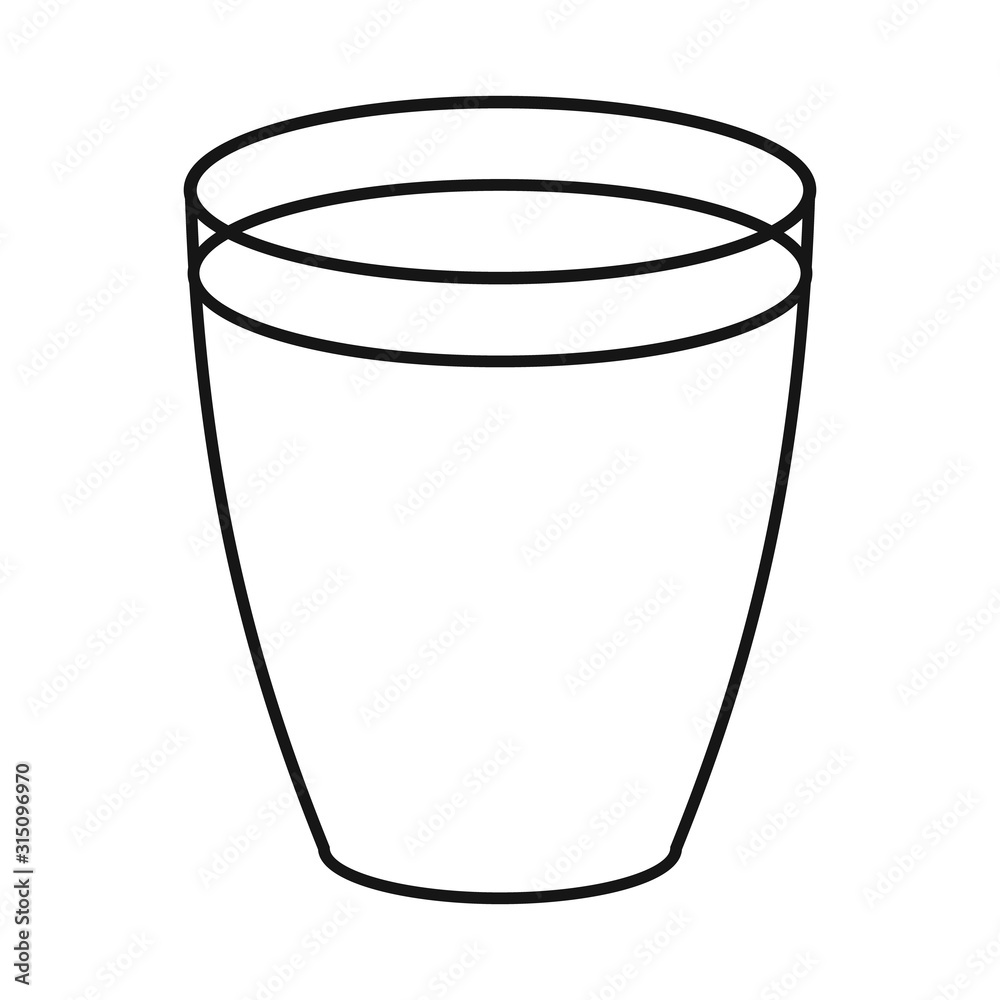 Vector design of juice and sugar icon. Graphic of juice and cane vector icon for stock.