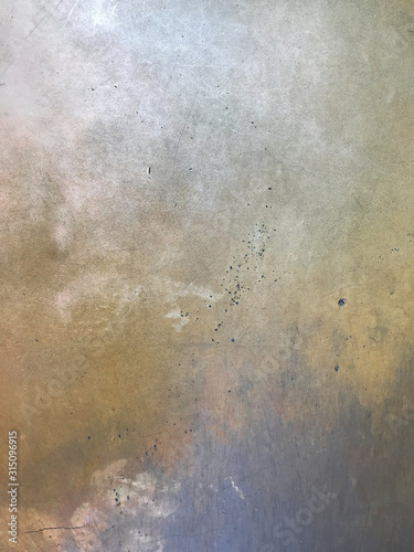 Abstract grunge metallic bronze copper textured wall background. Creative modern design.