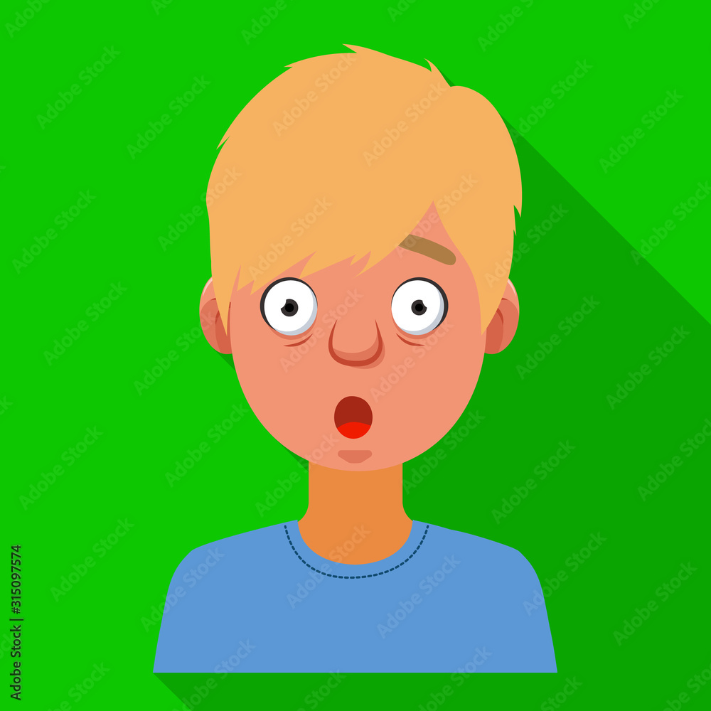 Vector design of guy and fright logo. Collection of guy and surprise stock symbol for web. Vector design of guy and fright logo. Collection of guy and surprise stock symbol for web.