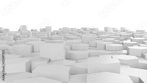 3d rendered illustration of an abstract pattern