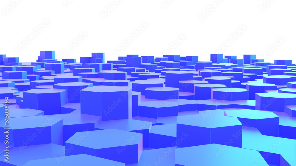 3d rendered illustration of an abstract pattern