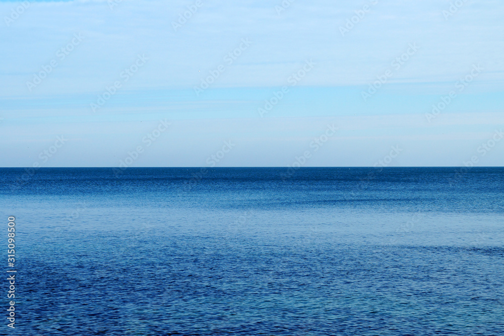 blue sea landscape for background