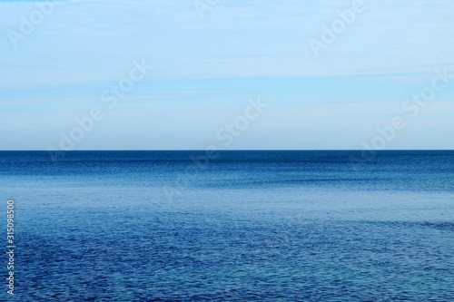 blue sea landscape for background