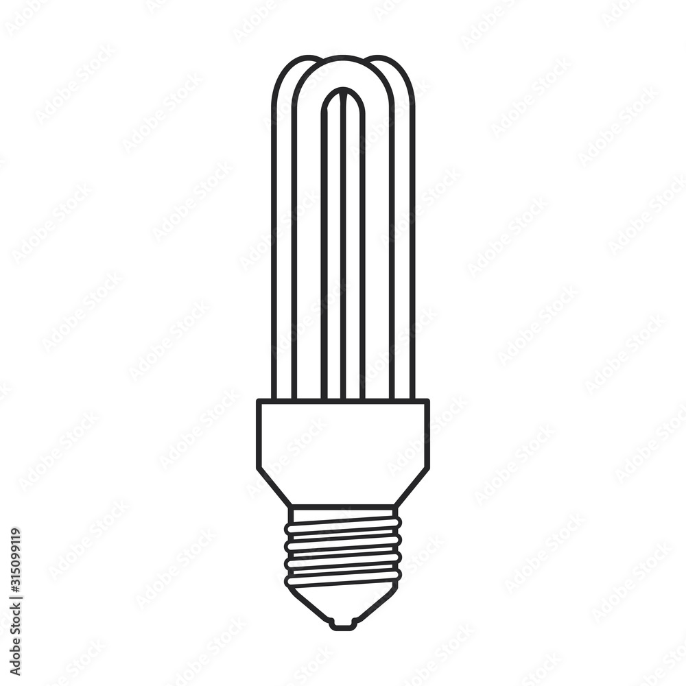 Halogen bulb vector icon. Line vector icon isolated on white background halogen bulb. Halogen bulb vector icon. Line vector icon isolated on white background halogen bulb.