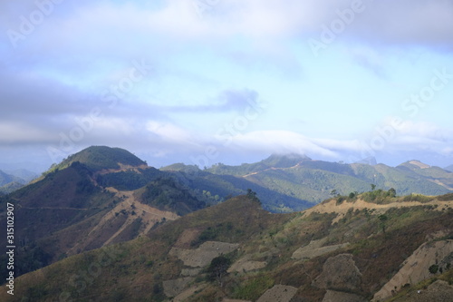 view of mountains