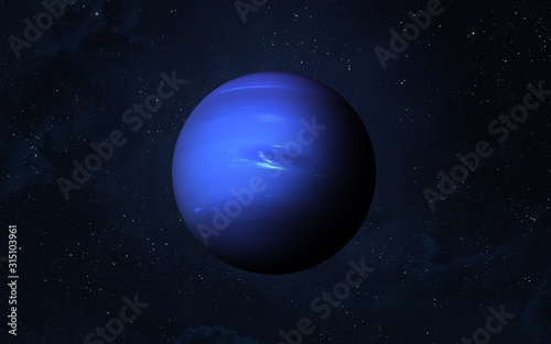 Planet Neptune. photo