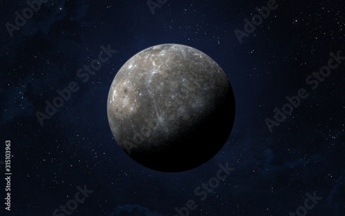 Planet Mercury. photo