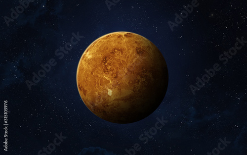 Wallpaper Mural Planet Venus.