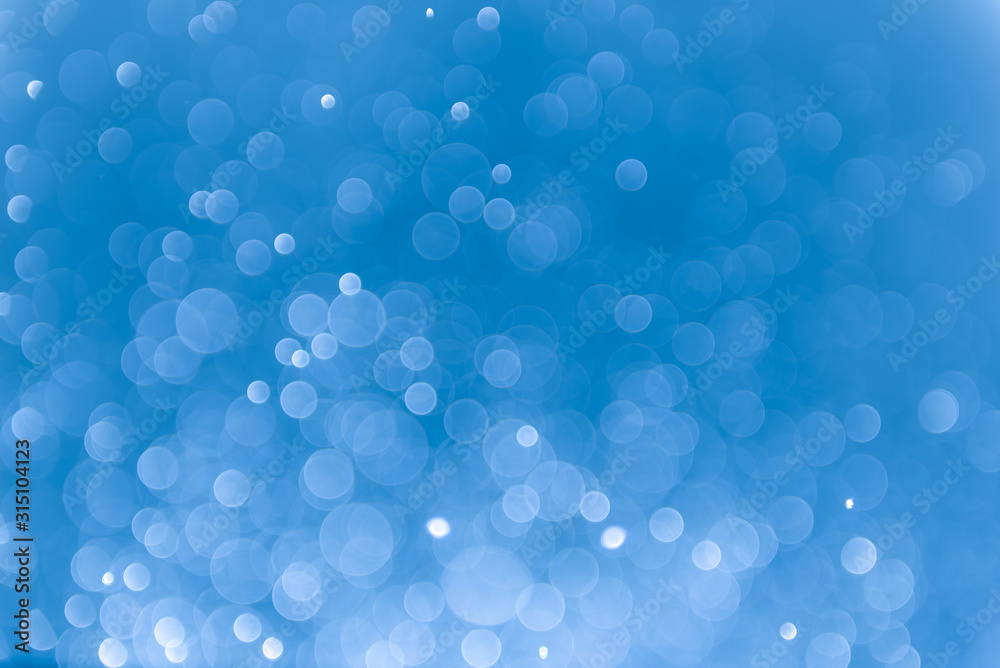 Abstract blue background with bokeh, bokeh background, sparkle bokeh background