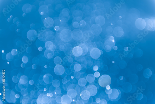 Abstract blue background with bokeh, bokeh background, sparkle bokeh background